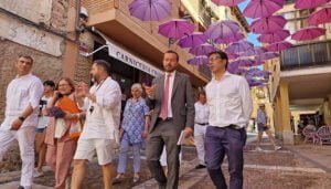 Escudero valora positivamente la visita de la delegación europea a los campos de lavanda de la provincia de Guadalajara