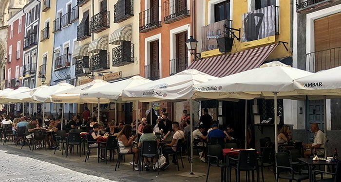 Este lunes comienza en Cuenca una campaña especial de control de las terrazas de verano