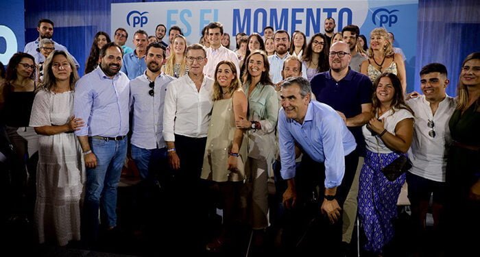 Feijóo desde Guadalajara “Estamos muy cerca de la mayoría y las provincias de Castilla-La Mancha son claves para conseguirla”