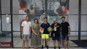 Gran torneo de pádel el celebrado en Quintanar el pasado 8 de julio