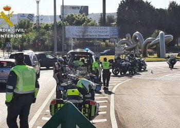 La Guardia Civil de Guadalajara investiga a siete conductores por alcoholemia positiva implicados en distintos siniestros viales