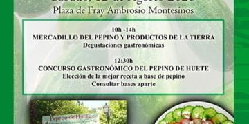 Huete celebrará el Día del Pepino el próximo 12 de agosto