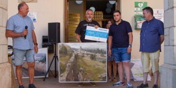 La armonía de color y la perspectiva se impusieron en el XX Concurso de Pintura Rápida ‘Villa de Trillo’