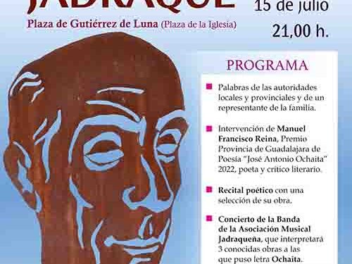La Diputación de Guadalajara homenajea al poeta José Antonio Ochaíta en el cincuentenario de su fallecimiento 1 La Diputación de Guadalajara homenajea al poeta José Antonio Ochaíta en el cincuentenario de su fallecimiento