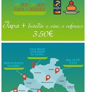 La Federación de Asociaciones Alto Tajo organiza la III Ruta de la Tapa 1 La Federación de Asociaciones Alto Tajo organiza la III Ruta de la Tapa