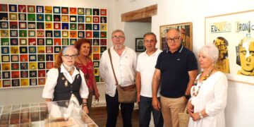 La Fundación Antonio Pérez ya tiene en el espacio vitrinas la muestra de Pilar Carpio la Construcción de la forma