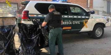 La Guardia Civil de Cuenca detiene a una persona con 45 kilos de marihuana