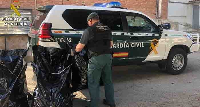 La Guardia Civil de Cuenca detiene a una persona con 45 kilos de marihuana 1 La Guardia Civil de Cuenca detiene a una persona con 45 kilos de marihuana