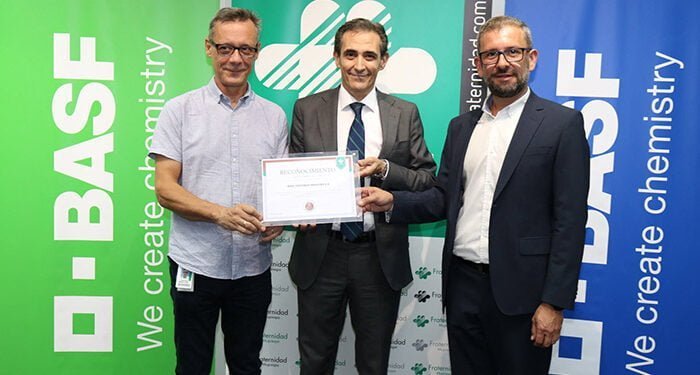 La Mutua Fraternidad-Muprespa reconoce y distingue a BASF por su Nula Siniestralidad 1 La Mutua Fraternidad-Muprespa reconoce y distingue a BASF por su Nula Siniestralidad