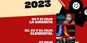 La programación del cine de verano en Tarancón continúa con ‘La Sirenita’, ‘Elemental’ ‘Fasta & Furious X’, Indiana Jones y Ruby