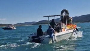 Nueva edición de la procesión marinera de Entrepeñas