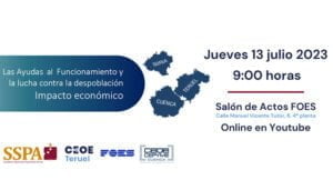 Red SSPA invita a conocer el jueves 13 el informe ‘Las Ayudas al Funcionamiento y la lucha contra la despoblación impacto económico’