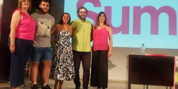 Sevilla y Medianero defienden en Motilla el voto a SUMAR como el más útil en estas elecciones