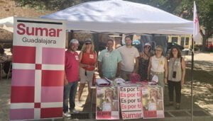 Sumar Guadalajara defiende “políticas contra la emergencia climática” desde Sigüenza y Molina a las puertas de una ola de calor