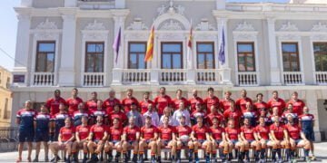 La alcaldesa de Guadalajara recibe a la Selección Española de Rugby