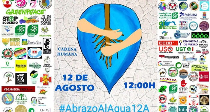 Cadena humana simultánea en varios ecosistemas acuáticos de Cuenca para reclamar su protección