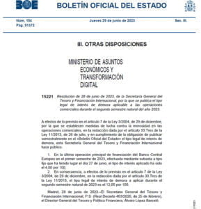 CEOE-Cepyme Cuenca señala que el tipo legal de interés de demora será del 12% durante este semestre