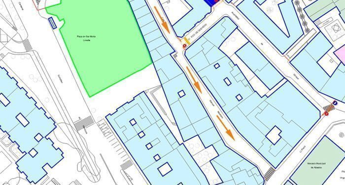 Corte al tráfico de un tramo de la calle Alvarfañez de Minaya 1 Corte al tráfico de un tramo de la calle Alvarfañez de Minaya