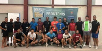 Daniel Hervás y Javier Gimeno se llevan el triunfo en el XII Torneo de Frontenis de Horcajo de Santiago