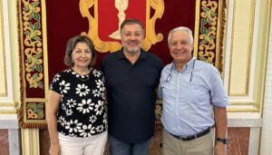 Dolz recibe a los nuevos presidentes provincial y local de Cruz Roja Cuenca