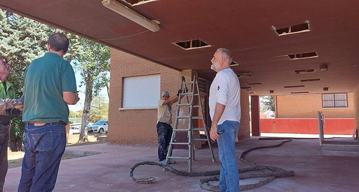 El Gobierno regional acomete obras de aislamiento en el Centro de Educación Especial Virgen del Amparo
