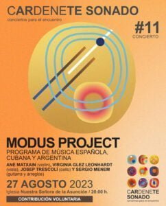Finaliza el Festival cARdeneTE SONADO, con la actuación de ‘MODUS PROJECT’
