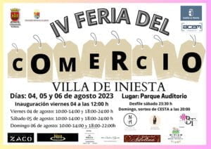 Iniesta celebra este fin de semana su IV Feria del Comercio en el parque auditorio