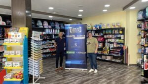 Invierte en Cuenca, presente en la apertura de la nueva papelería Mil Trazos en Tarancón