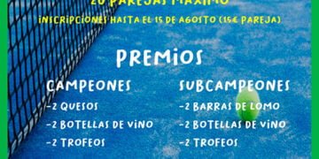 IV Torneo de Pádel en Huete el 18 y 19 de agosto