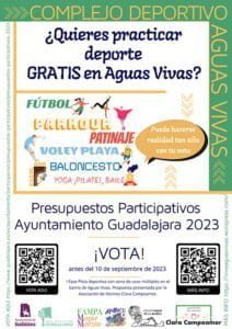 La asociación de vecinos Clara Campoamor presenta a los presupuestos participativos la creación de un complejo deportivo
