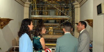 La parroquia de El Hito recupera su retablo barroco gracias a una ayuda de 20.000 euros de la Diputación de Cuenca