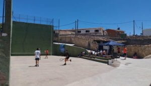 Los tinajeros Daniel Hervás e Ismael Carrasco se imponen en la 3ª etapa del Circuito de Frontenis Diputación en Cañaveruelas