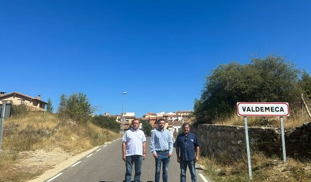 Pérez Osma reclama la urgencia del ensanche de la carretera entre Valdemeca y Huerta del Marquesado 1 perezosmavaldemeca