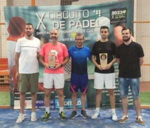 Trini García y Blanca Andreu en el cuadro femenino, y David Cabrera y Guillermo Madrid en masculino, vencen en el trofeo de pádel San Gil Abad de Motilla