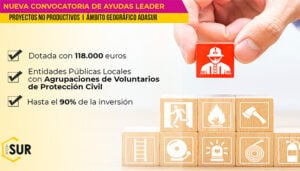 ADASUR pone a disposición de  ayuntamientos y asociaciones sin ánimo de lucro nuevas ayudas Leader por importe de 368.600 euros.