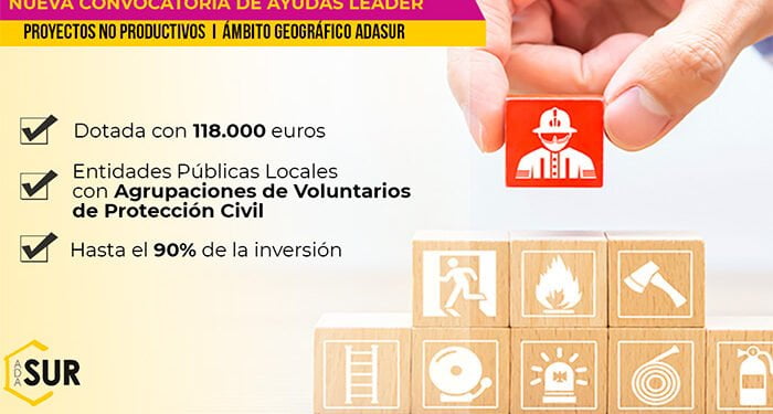 ADASUR pone a disposición de ayuntamientos y asociaciones sin ánimo de lucro nuevas ayudas Leader por importe de 368.600 euros. 1 ADASUR pone a disposición de ayuntamientos y asociaciones sin ánimo de lucro nuevas ayudas Leader por importe de 368.600 euros.