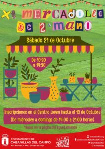 cartel mercadillo octubre 2023
