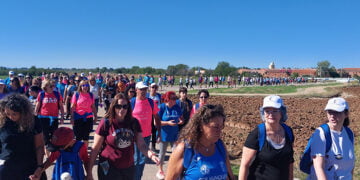 Casi 400 personas recorren en Yunquera de Henares una nueva ruta de la iniciativa ‘7000PasosX’, que estrena su segunda edición