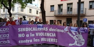 Concentración en Guadalajara contra la violencia machista y para exigir al Ayuntamiento PP+Vox que reponga los ‘puntos violeta’ durante las fiestas patronales