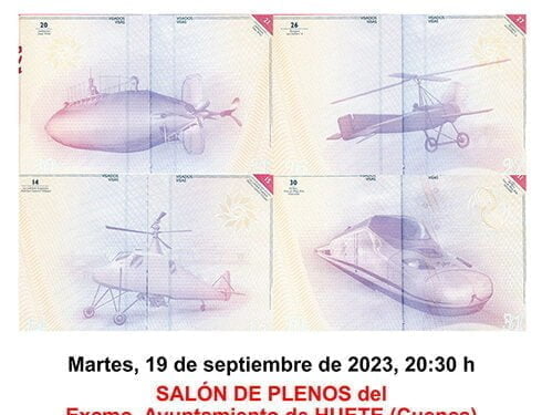 Conferencia en Huete sobre “Inventos e inventores en el pasaporte español” 1 Conferencia en Huete sobre “Inventos e inventores en el pasaporte español”