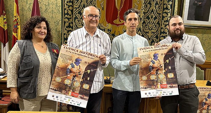 El fin de semana del 8 al 10 de septiembre se celebrará la XI edición de Cuenca Histórica 1 El fin de semana del 8 al 10 de septiembre se celebrará la XI edición de Cuenca Histórica