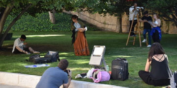 El Palacio de Diputación de Cuenca es uno de los escenarios elegidos para la grabación del cortometraje ‘La canción del fiordo’
