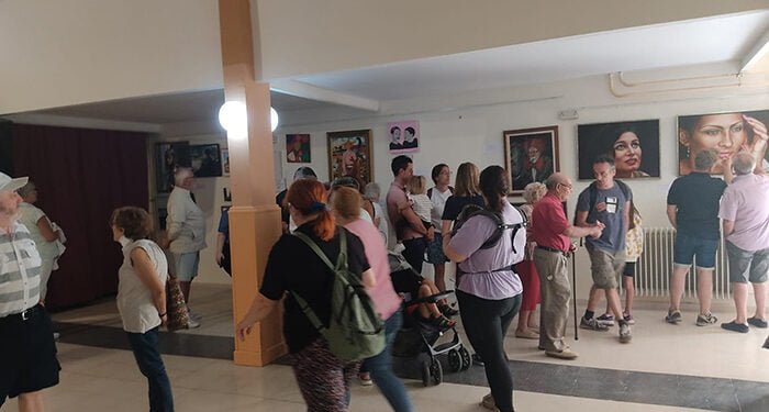 Éxito de afluencia y participación en la primera exposición de Artistas de Sacedón