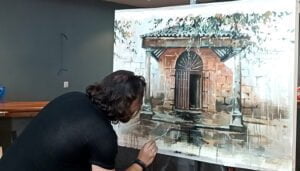 Gran éxito de participación en el III certamen de pintura rápida “Villa de El Pedernoso”