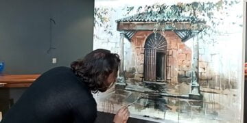 Gran éxito de participación en el III certamen de pintura rápida “Villa de El Pedernoso”