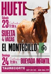 Habrá encierro urbano este sábado, 23 de septiembre, en Huete