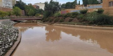 La tormenta vuelve a llenar el río del Alamín
