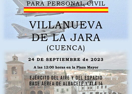 Jura de Bandera para personal civil del ALA 14 en Villanueva de la Jara