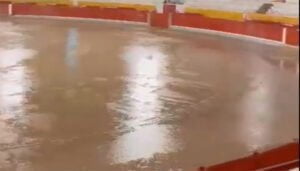 La lluvia obliga a suspender el encierro en Guadalajara y el encierro lúdico infantil