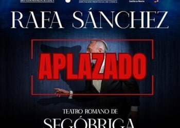 Las previsiones de lluvia obligan a aplazar el concierto de Rafa Sánchez en Segóbriga dentro de ‘Actuamos en Patrimonio’